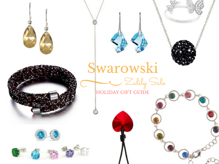 Holiday Gift Guide: Swarovski Crystal Collection Sale on Zulily. Select from a wide range of earrings, necklace, bracelets and rings at an amazing price. Jewelry makes for a perfect gift for her. 