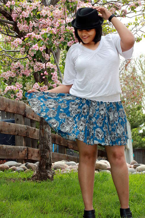 Accordion Skirt from LOFT Outlet