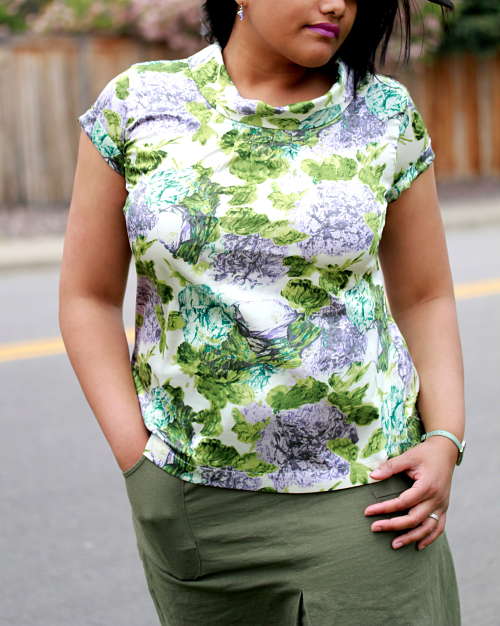 Floral Silk Top