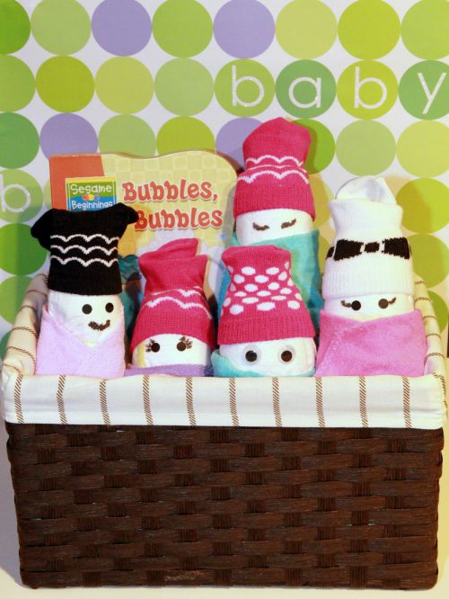 DIY Diaper Babies ~ Baby Shower Gift Idea