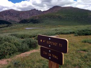 End of the 14er hike to Mt. Bierstadt