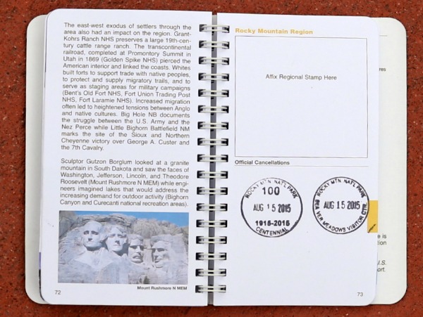 National Park Passport Cancellations as Souvenirs
