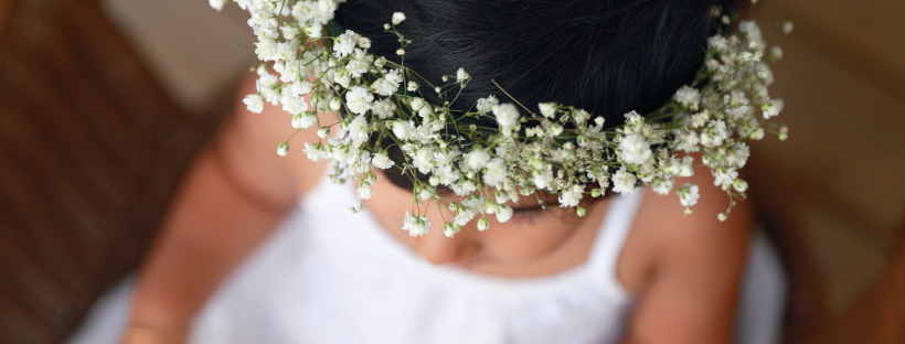 DIY Baby's Breath Flower Crown not only do make for a great photo prop, they are also good for summer or garden parties or even as a return gift.