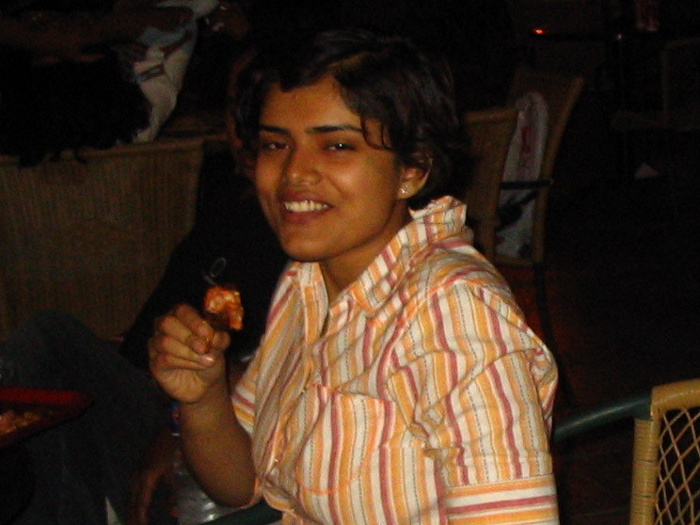 Get to Know Me - Richa Kamal from Fancier's World. The only decent picture of me I could find in bob cut.